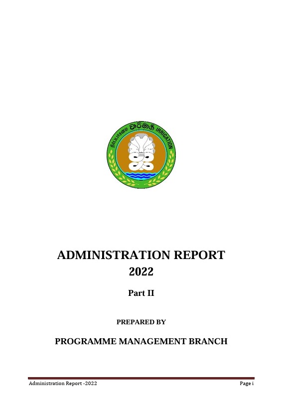 Administration Report 2022 Part II