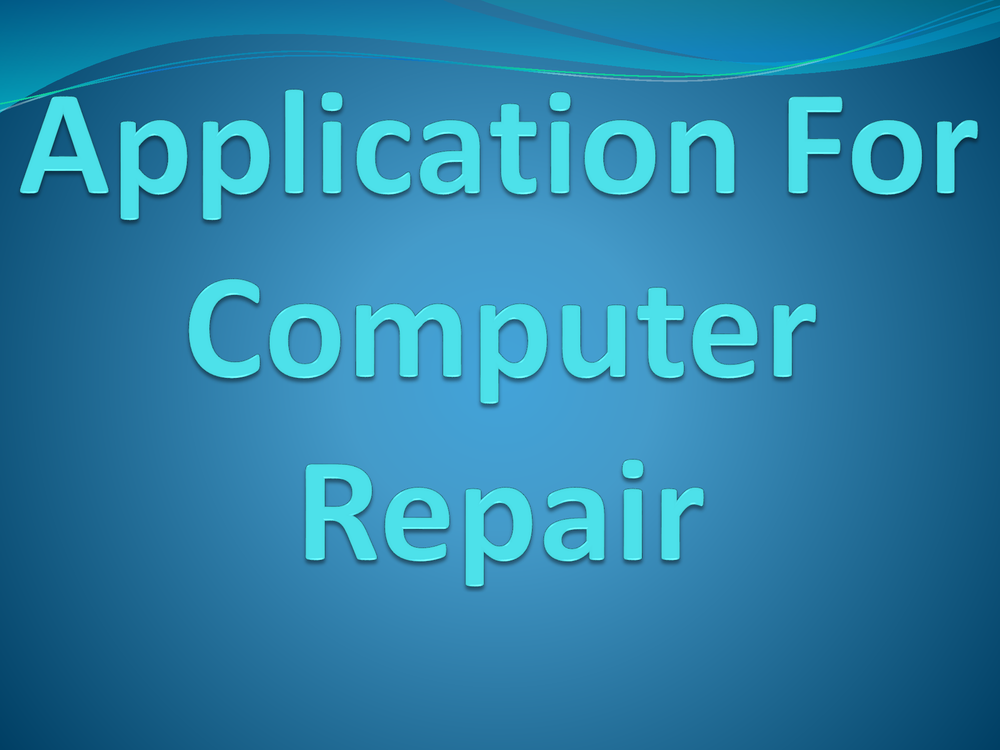 Computer Repair Fomat